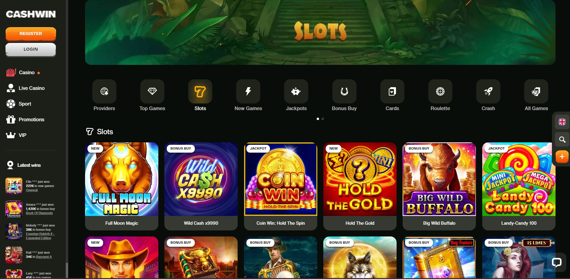 Cashwin Slots