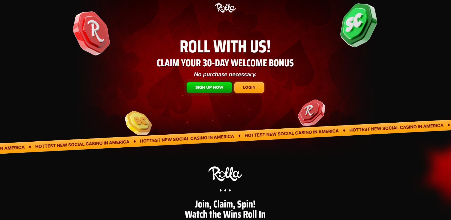 Rolla Casino Home Page