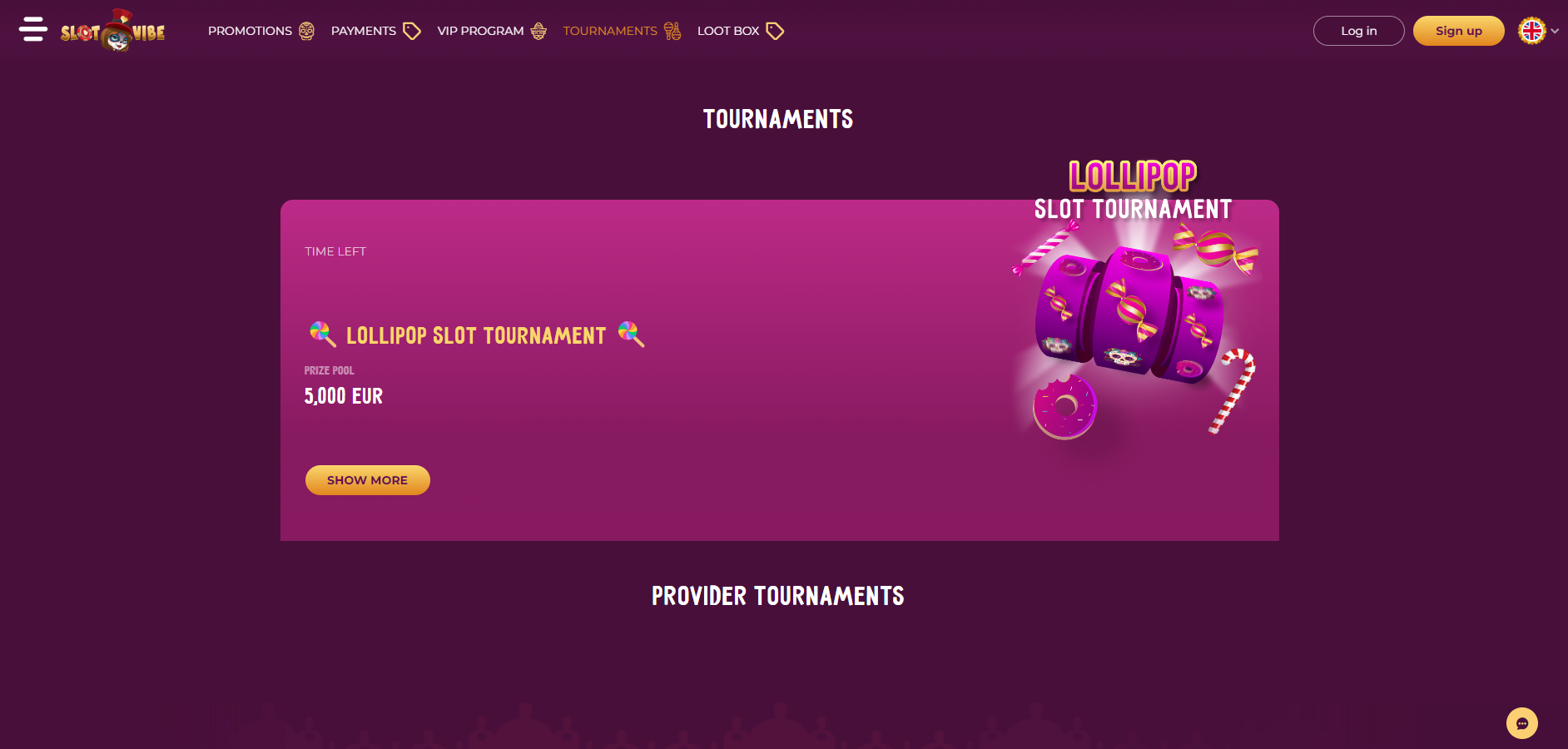 SlotVibe Tournaments