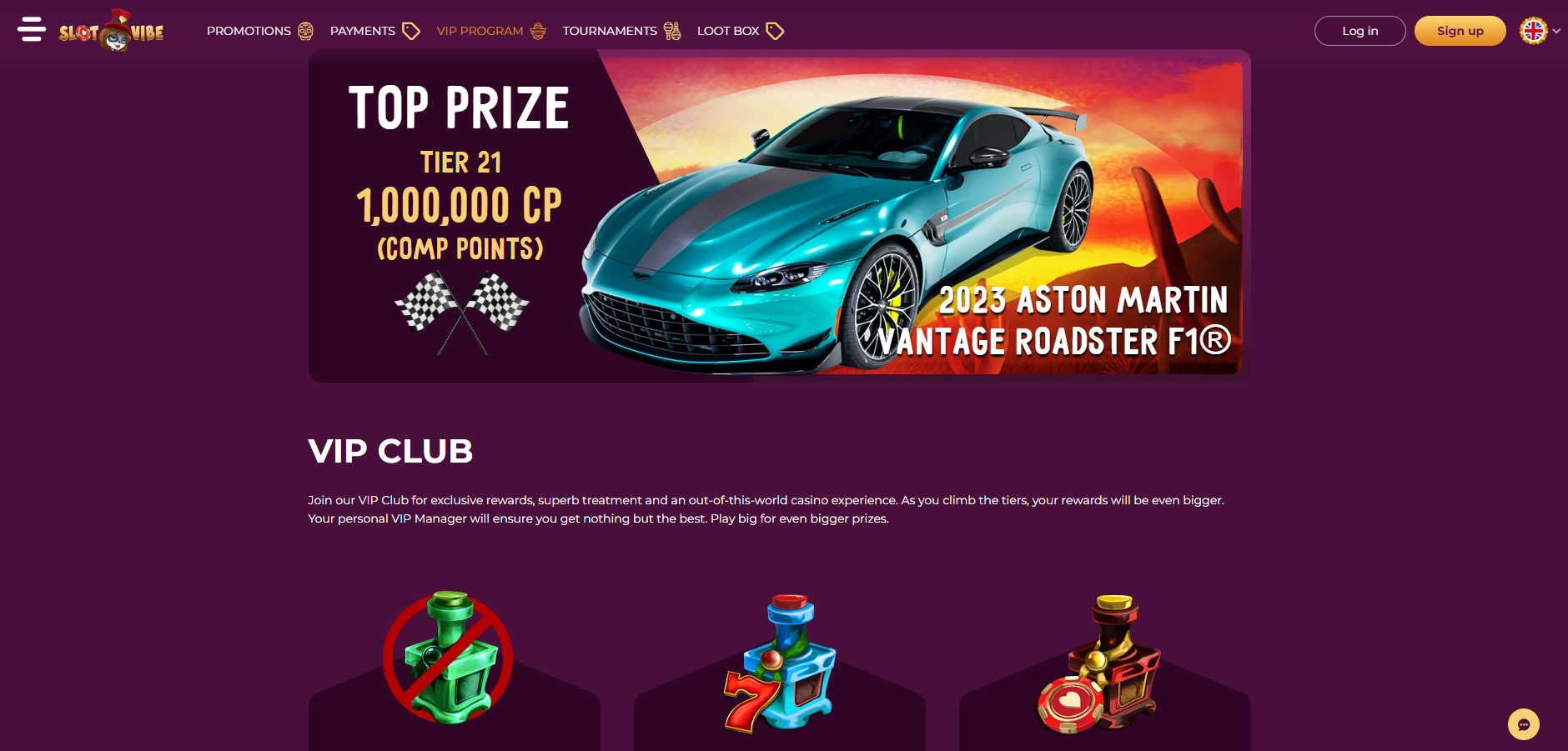 SlotVibe VIP Program