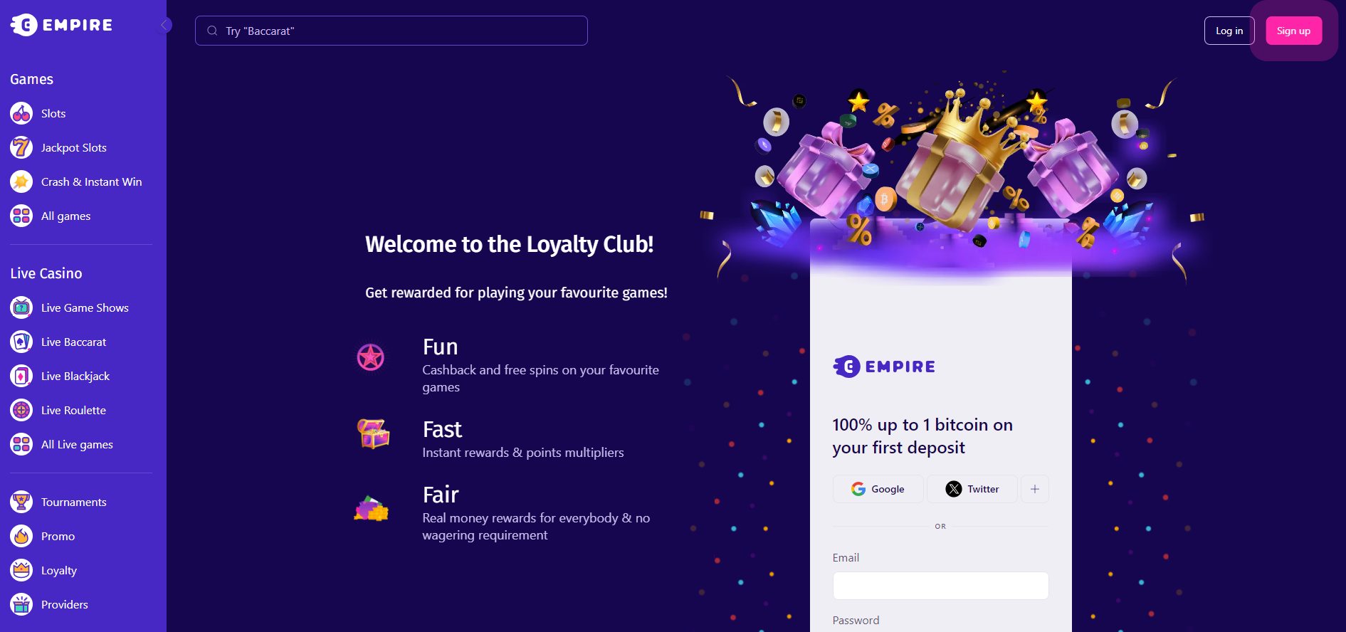 Empire.io Loyalty Club