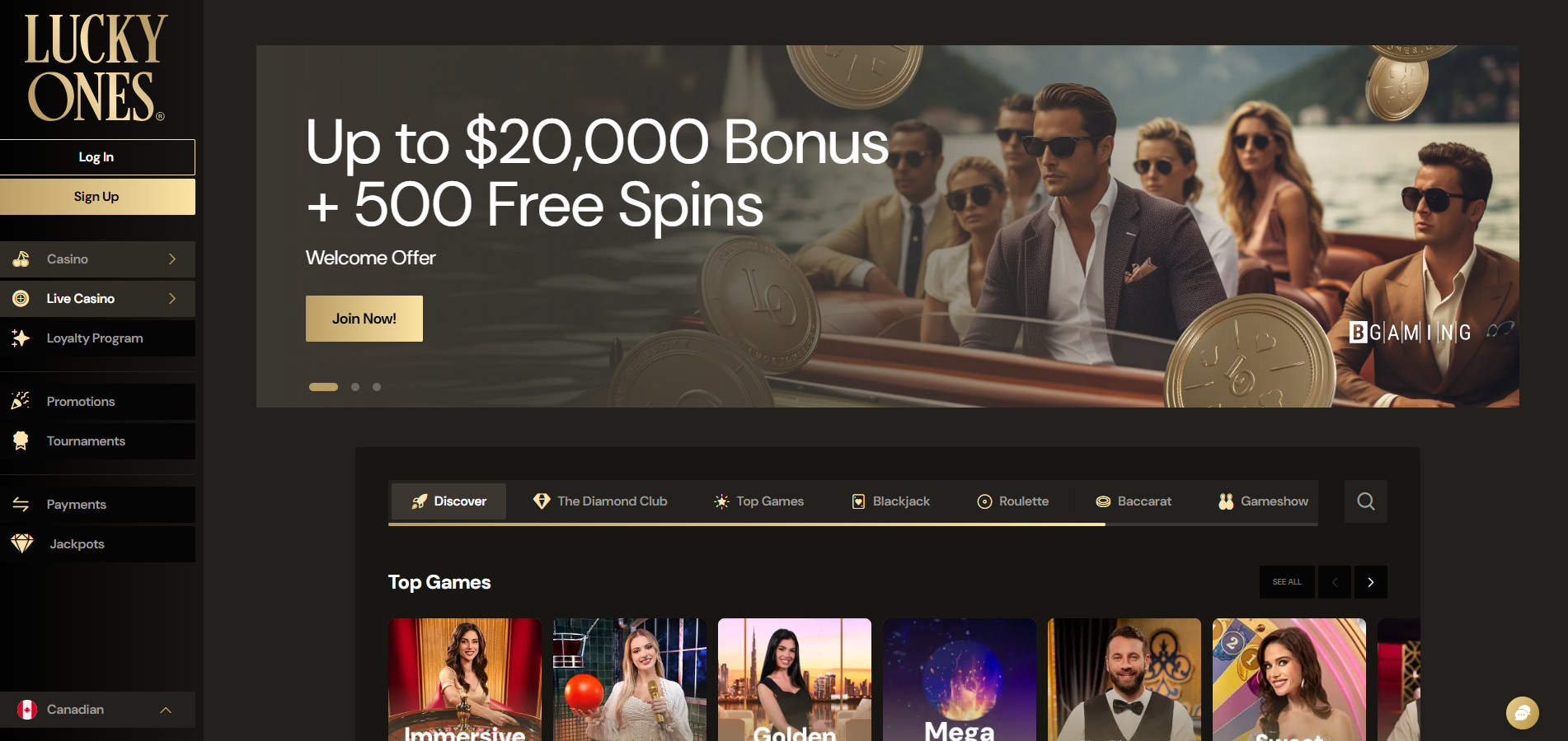 Live Casino LuckyOnes