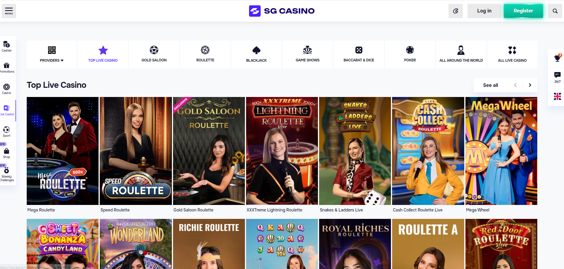 SG Live Casino