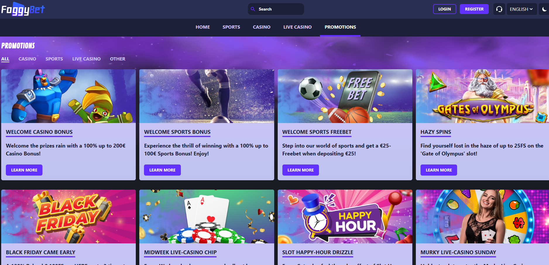 FoggyBet Promotions