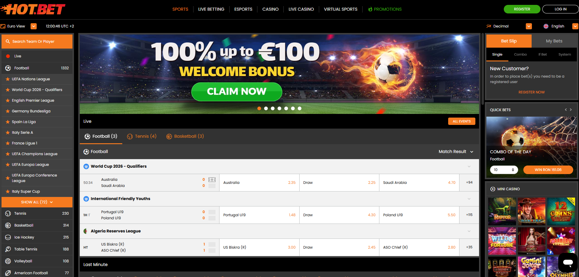 Hotbet Sports Bonus