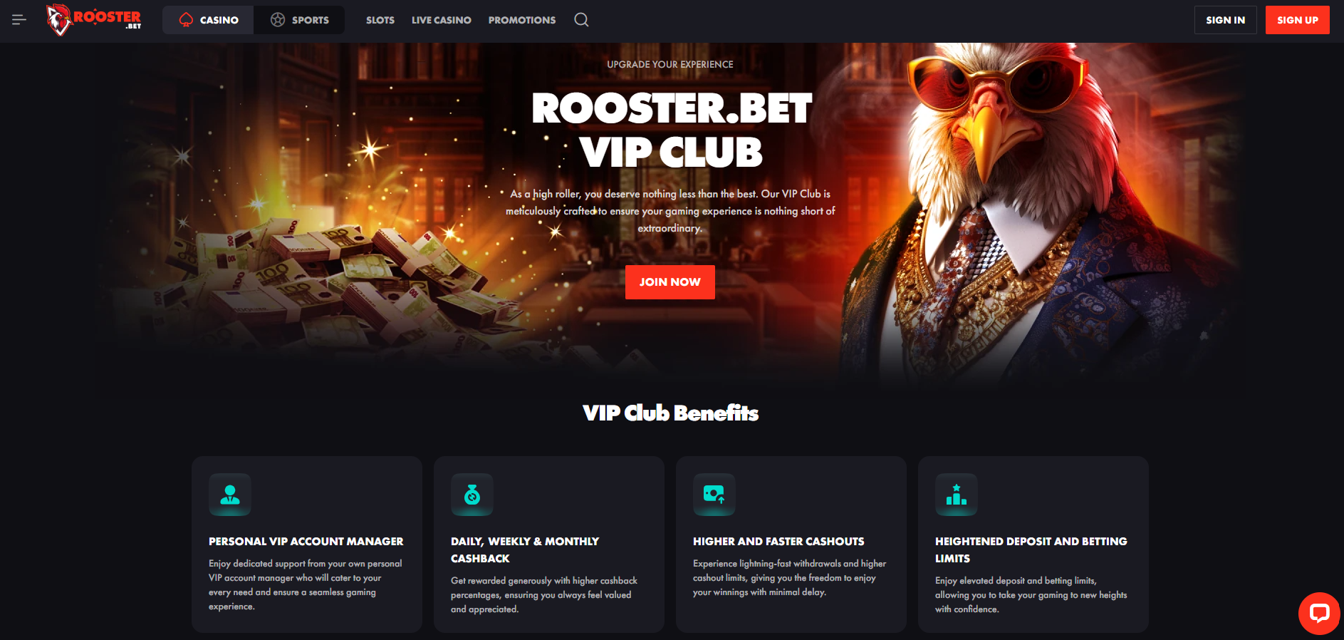 Rooster.bet VIP Club