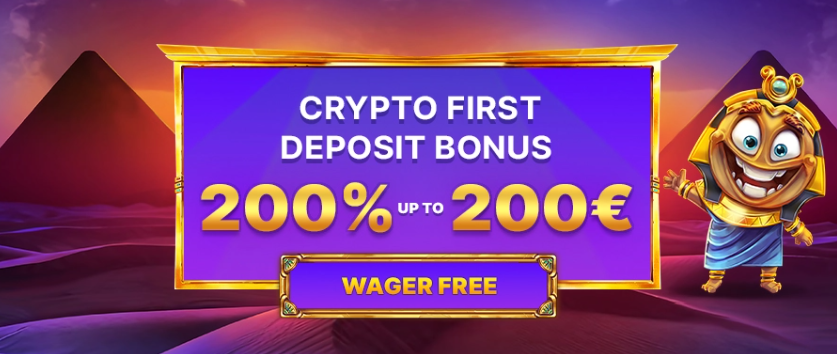 Horus casino Crypto First Deposit Bonus