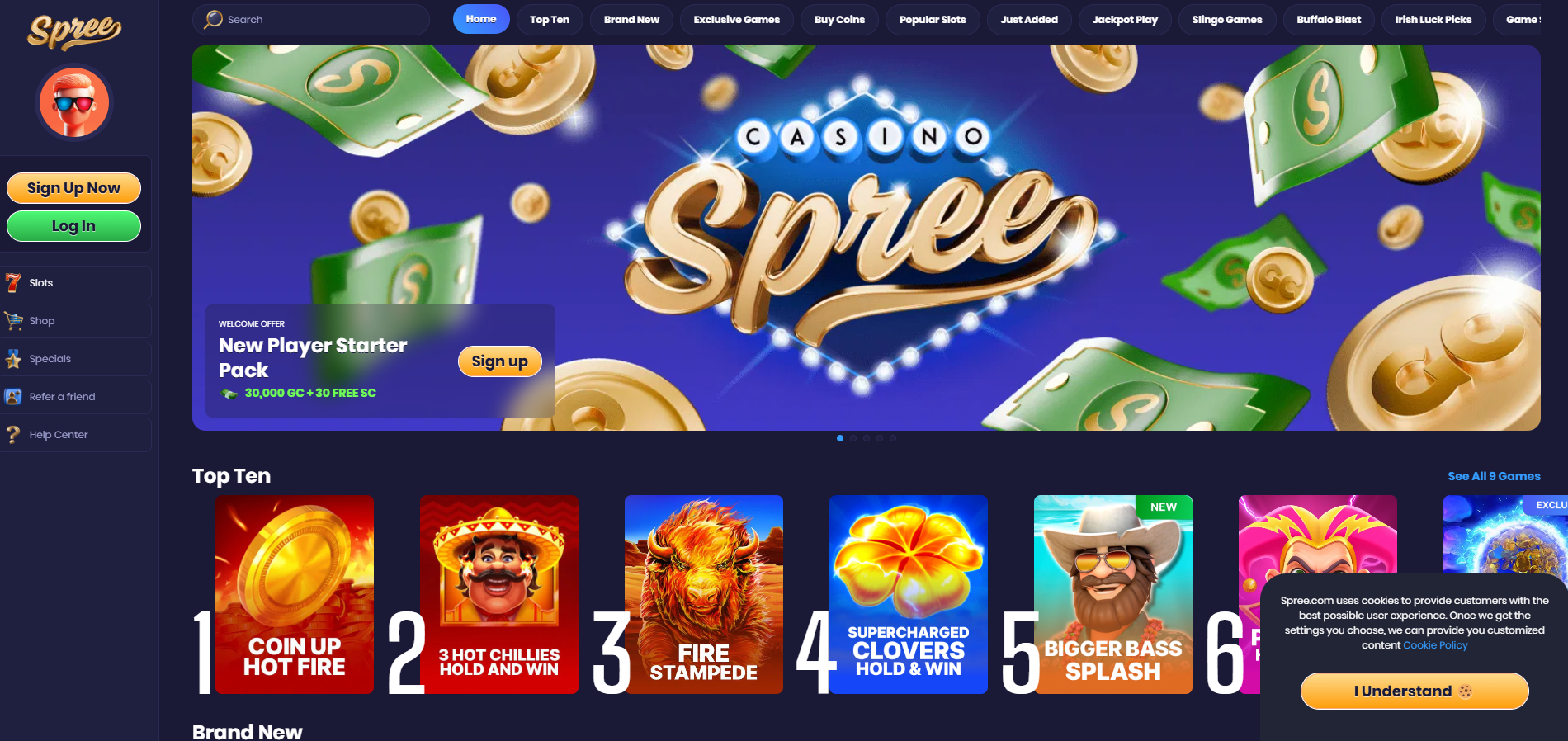 Spree Casino Slots