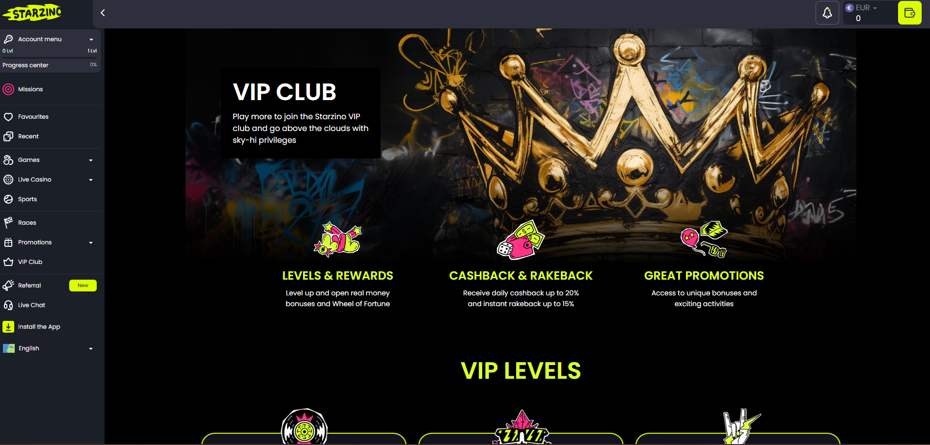 Starzino VIP Club