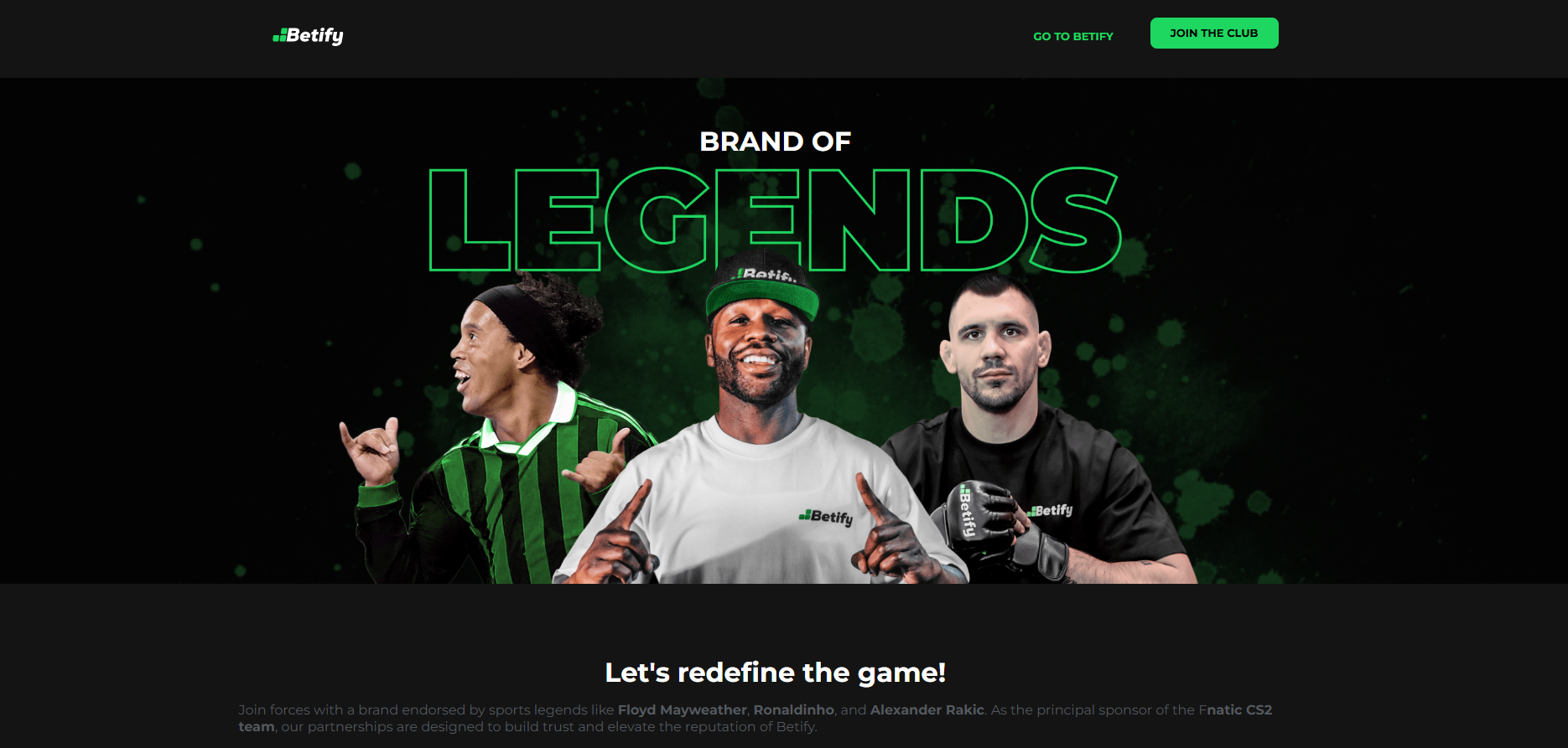 Betify Brand Of Legends