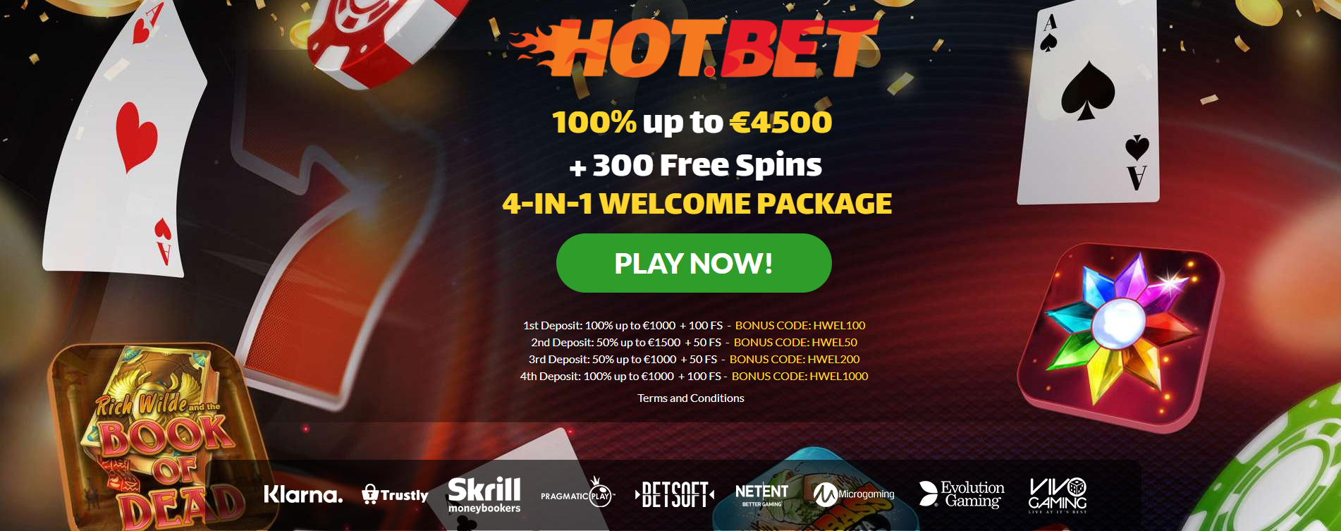 Hotbet Welcome Bonus