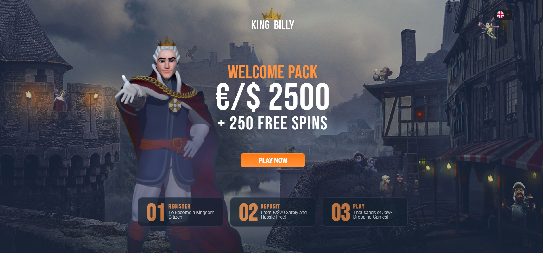 King Billy Welcome Bonus