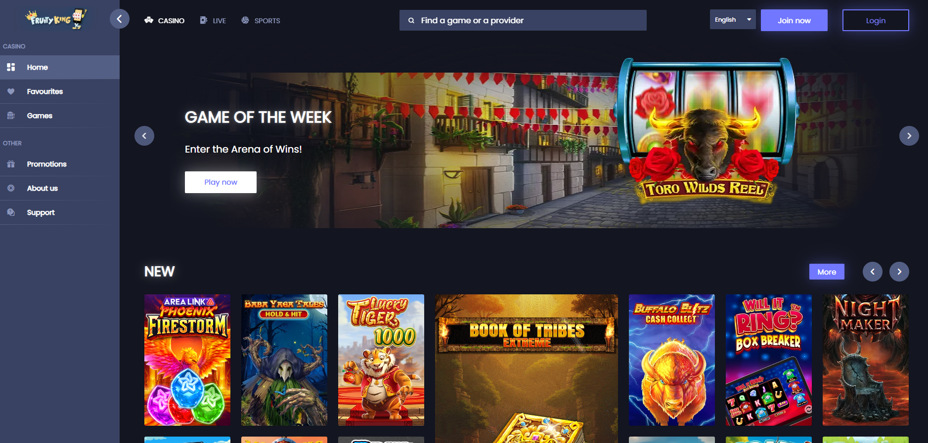 Fruity King Casino