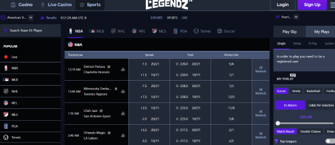 Legendz Sportsbook