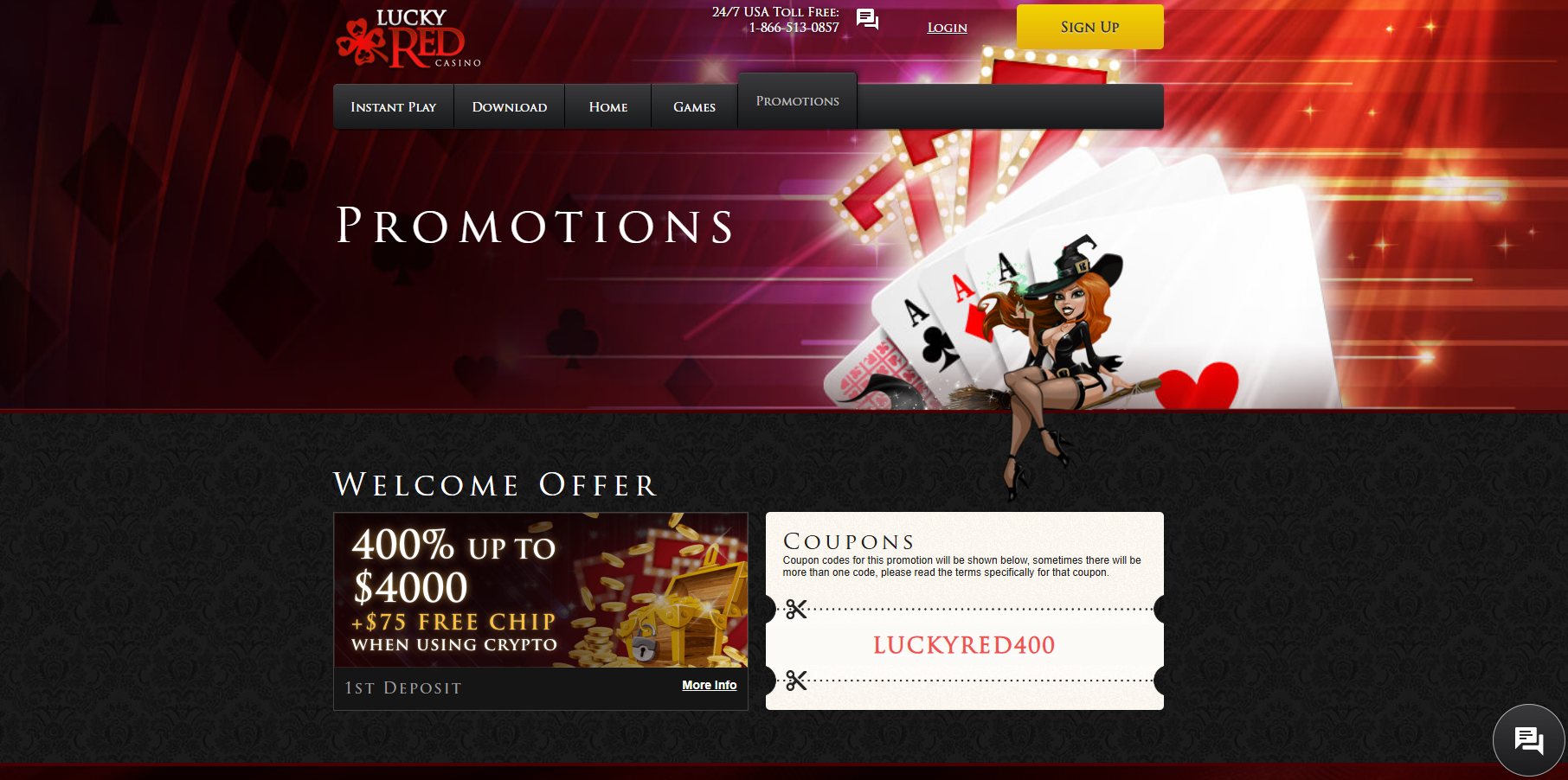 Lucky Red Casino Bonus