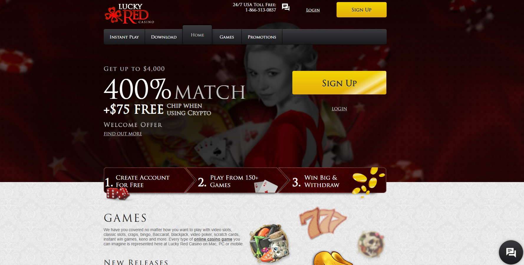 Lucky Red Casino Home
