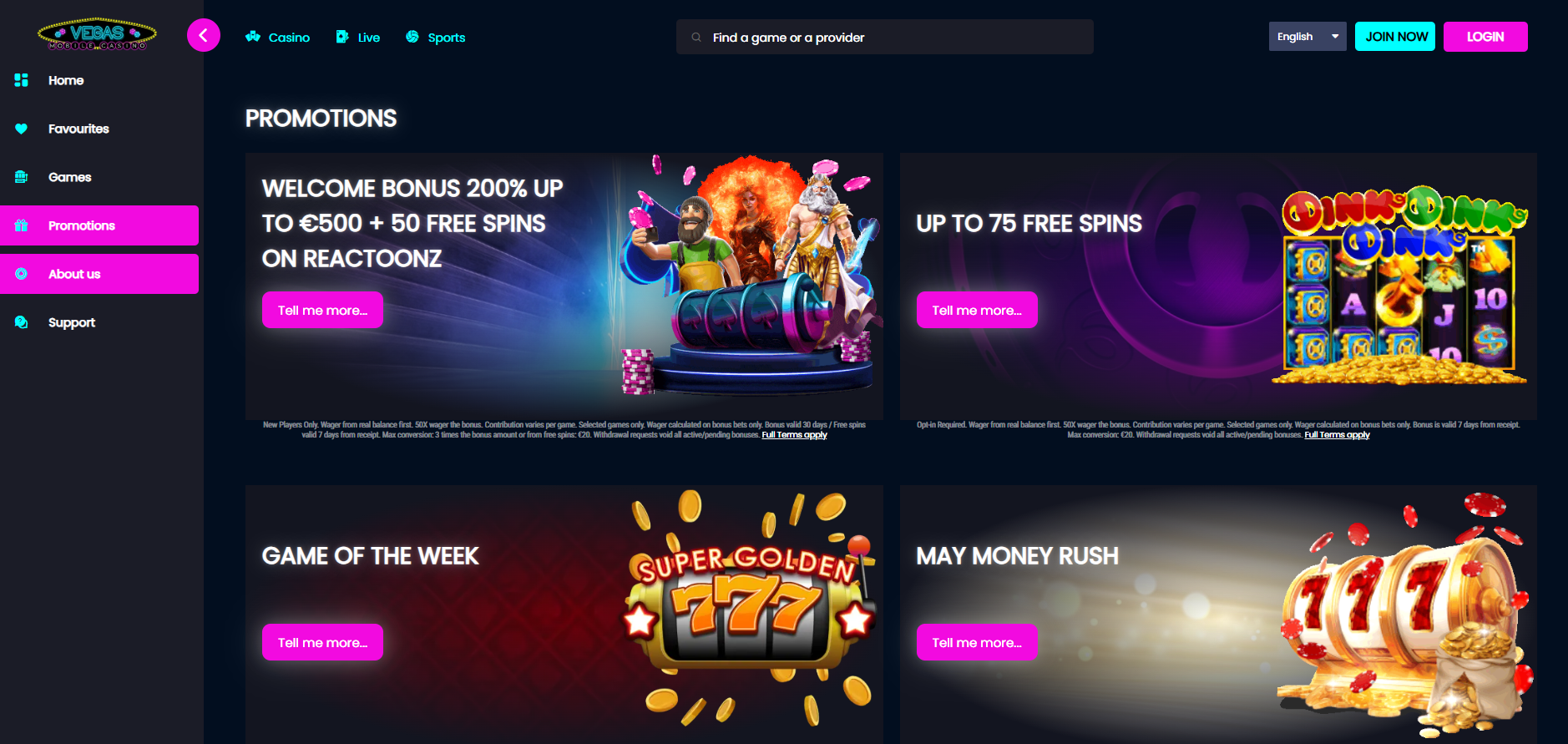 Vegas Mobile Casino