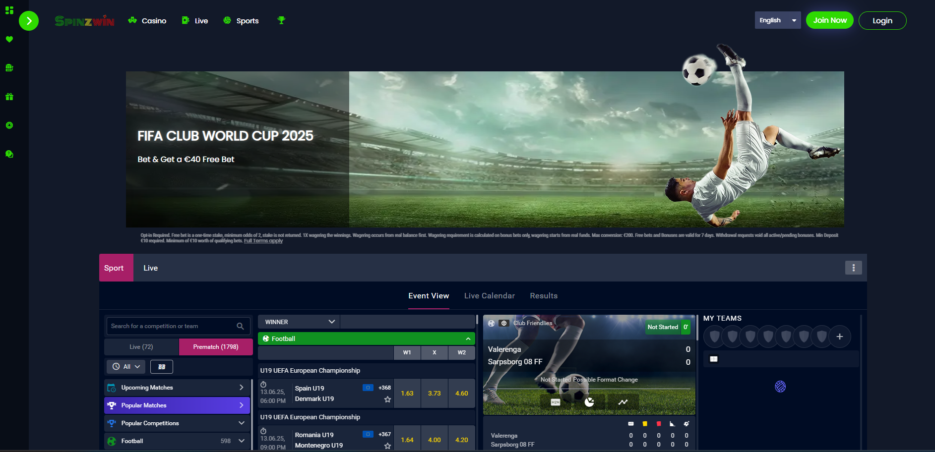 Spinzwin World Cup