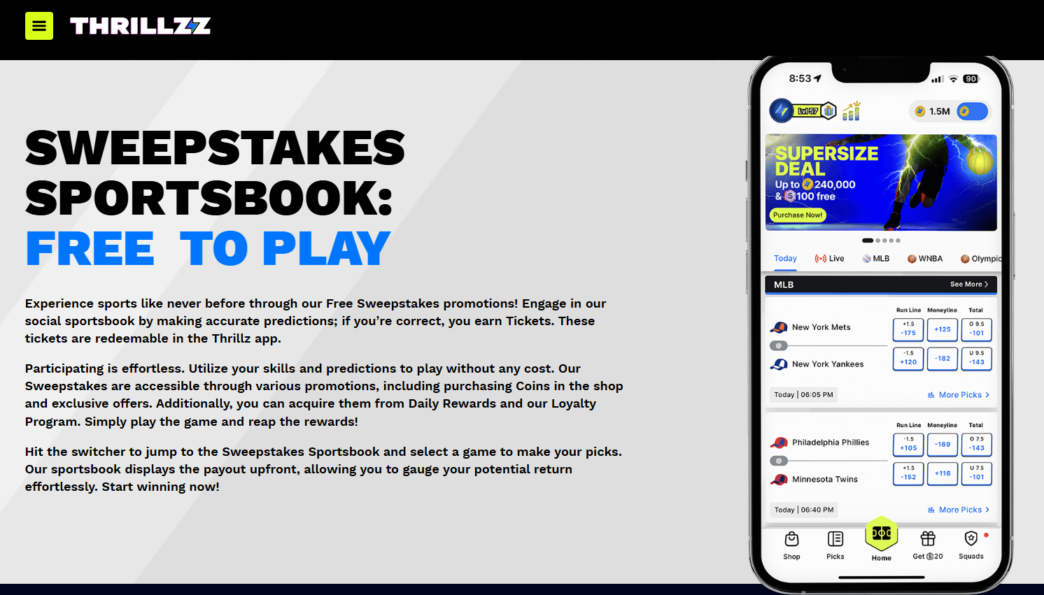 Sweepstakes Sportsbook Free To Play