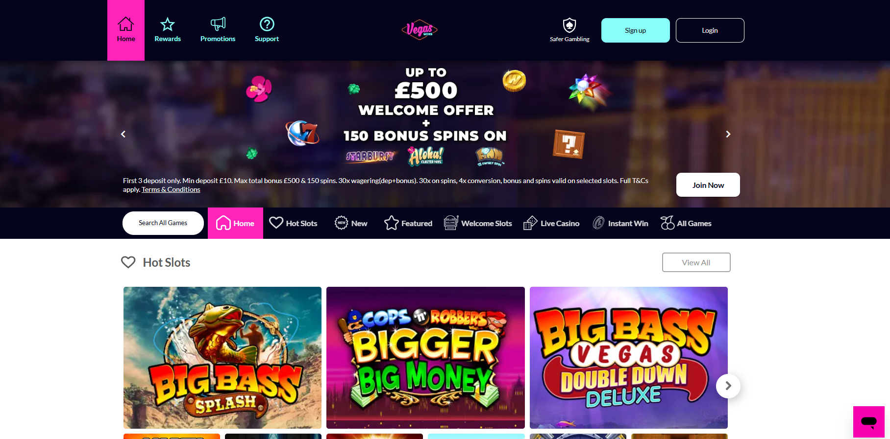 Vegaswins Home Page