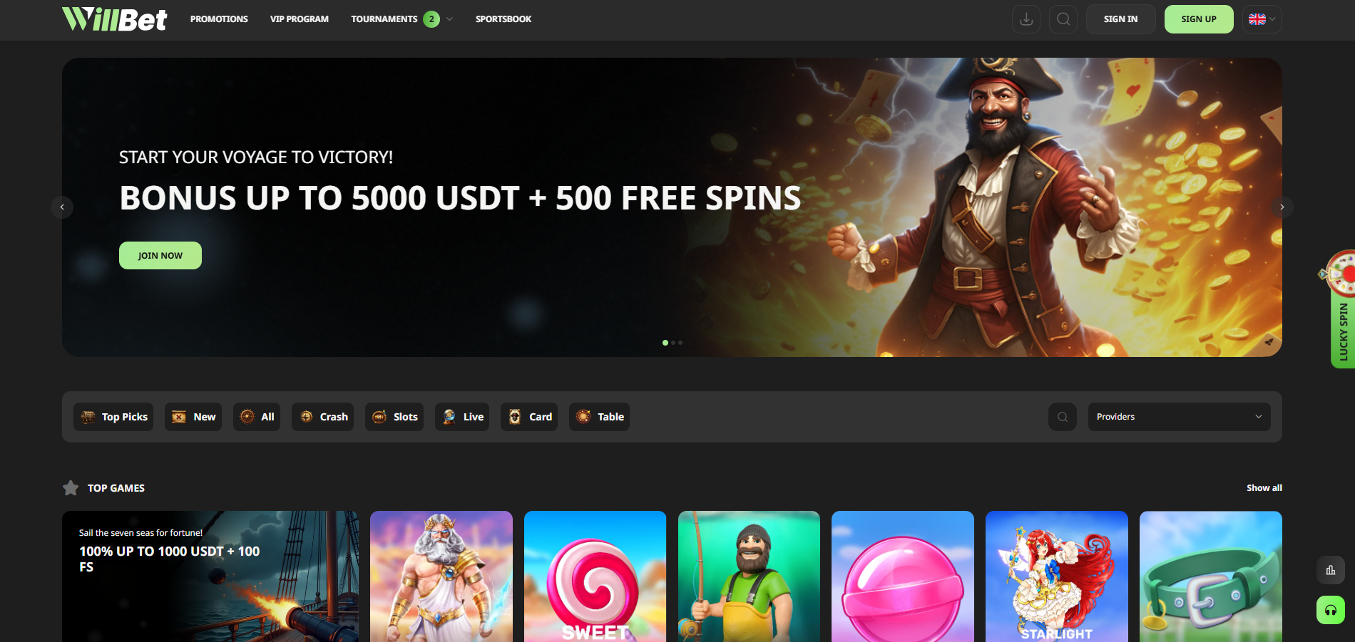 Willbet Home Page