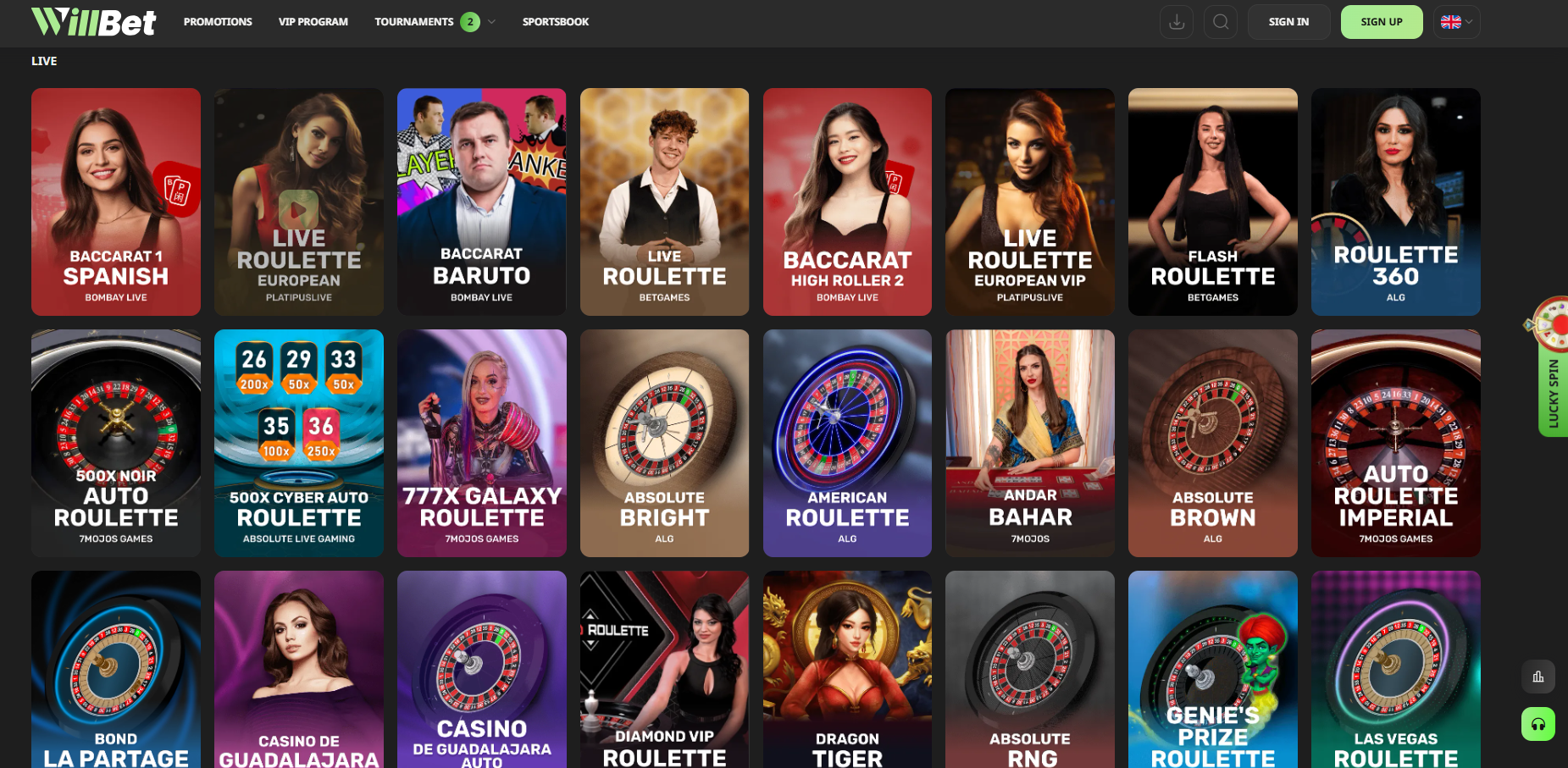 Willbet Live Casino