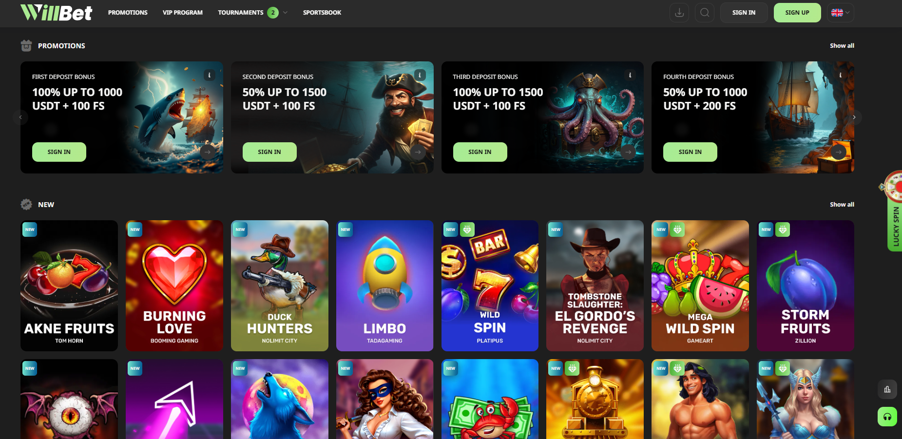 Willbet Promotions