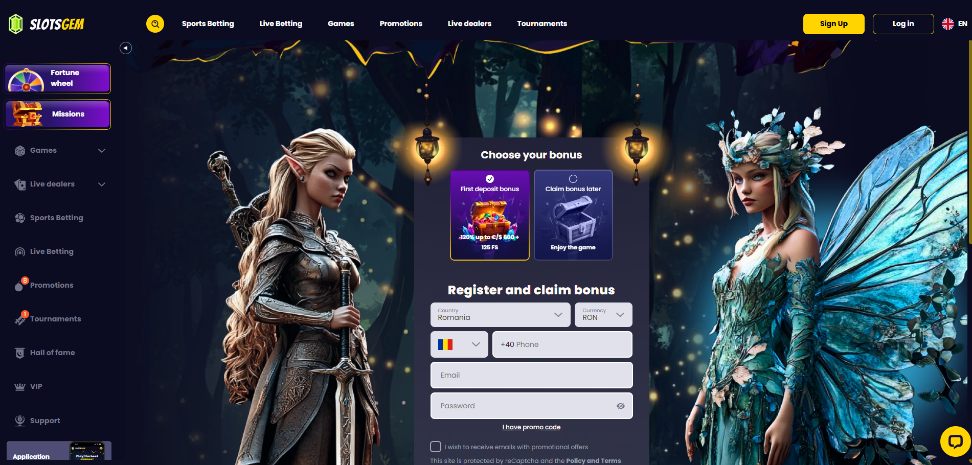 SlotsGem Home Page