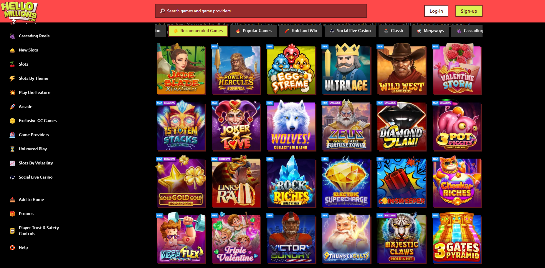 Hello Millions Recomended Games