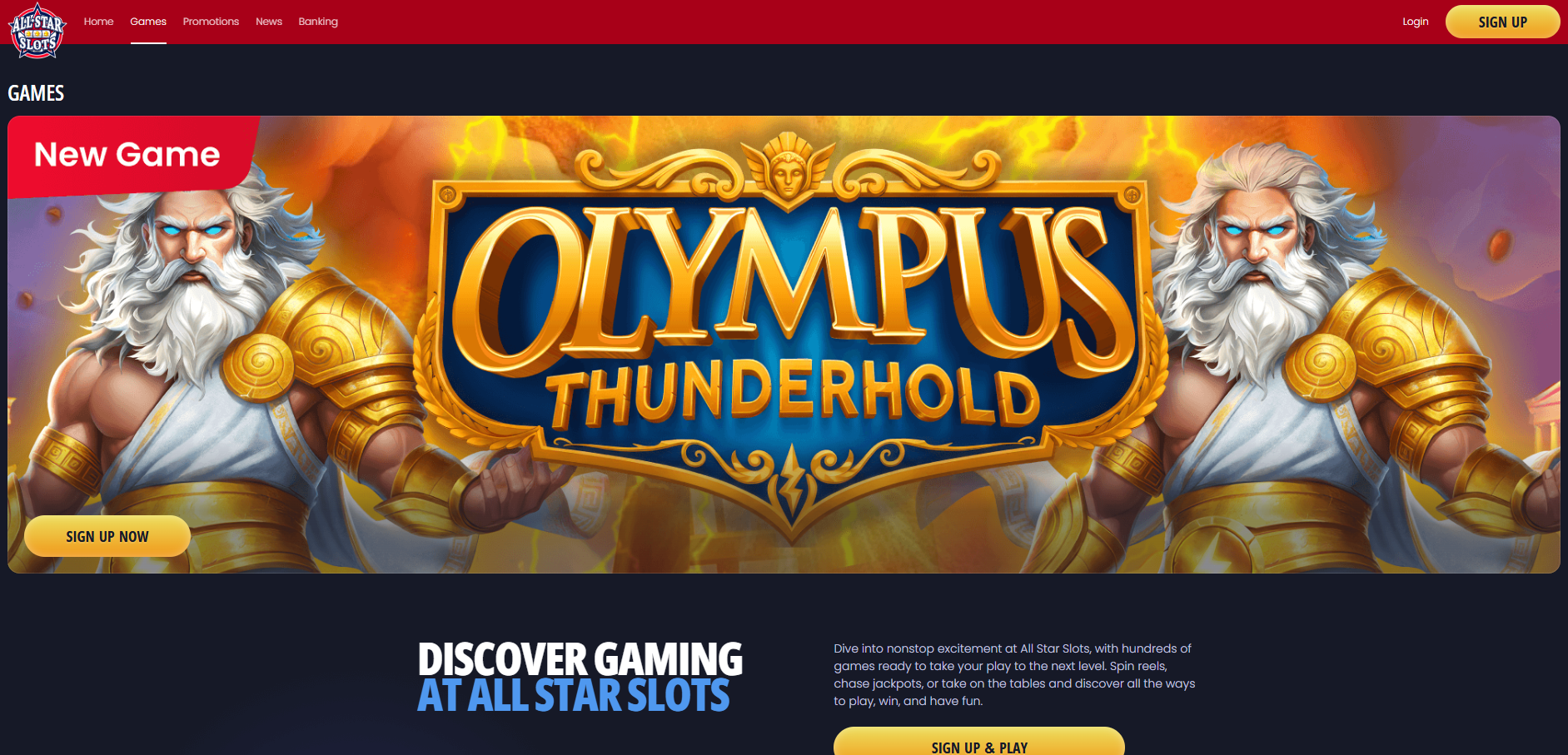 AllStarSlots Casino Games