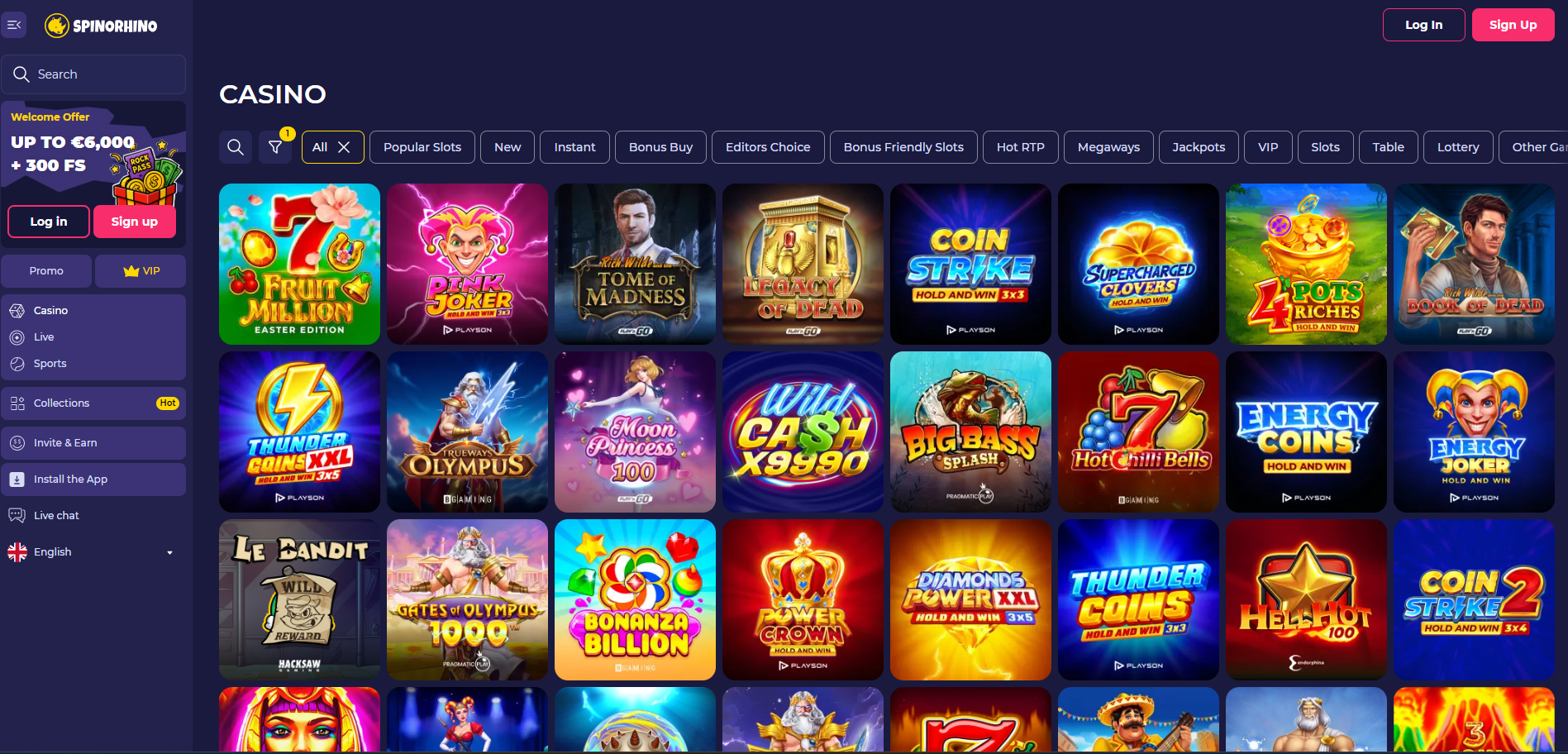 SpinoRhino Casino