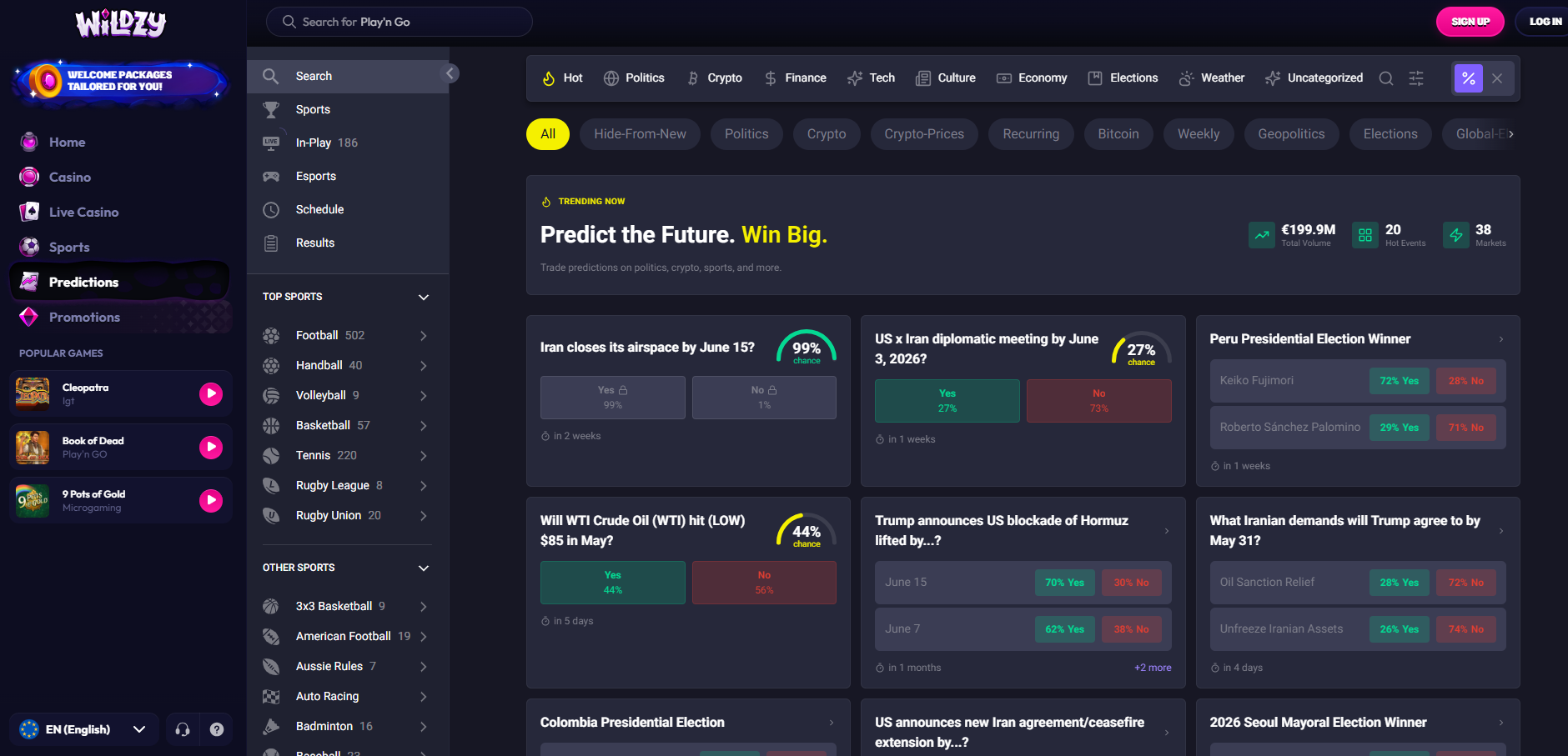 Football Prediction Markets
