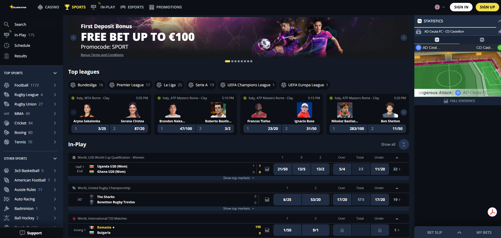 GoldenStar Sportsbook