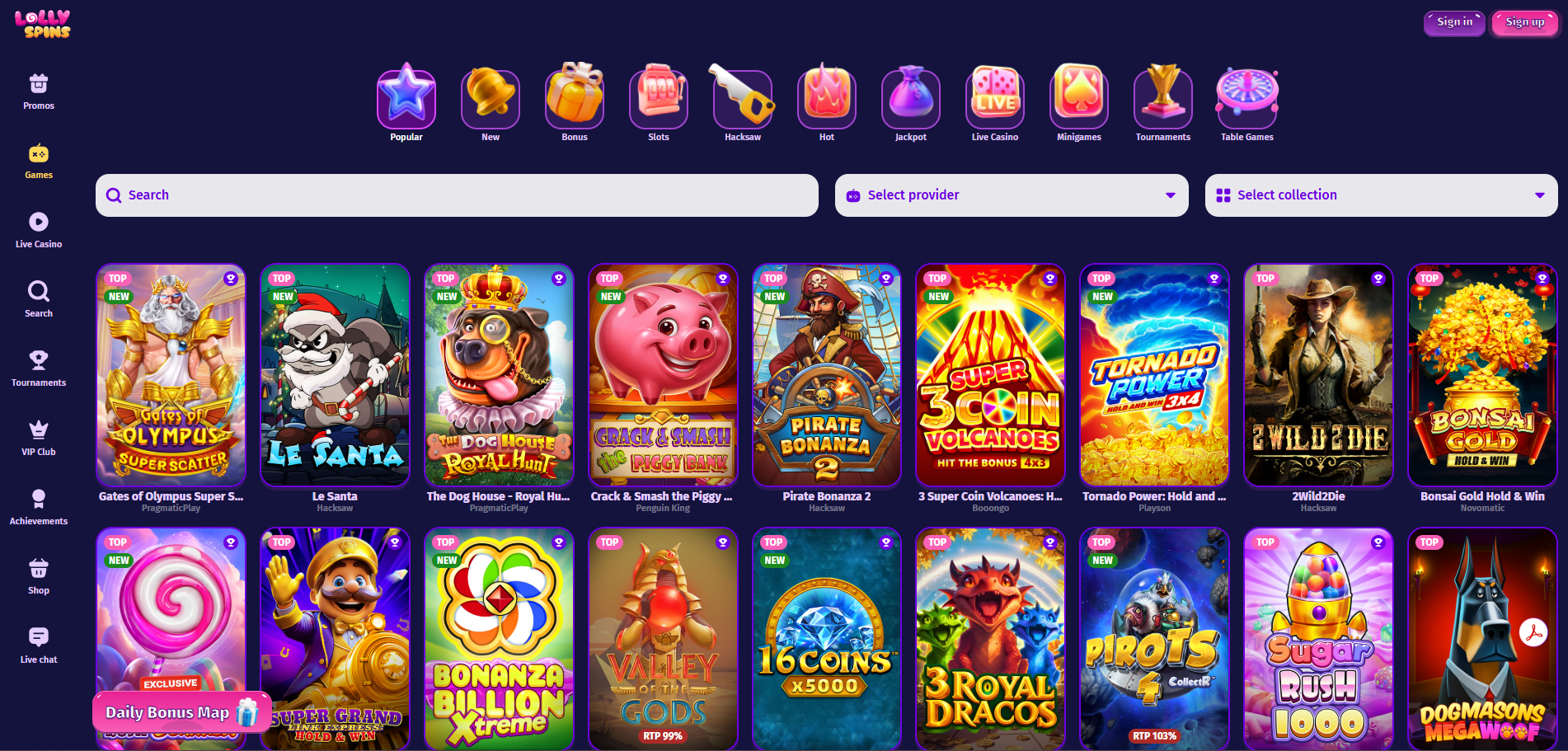 LollySpins Casino