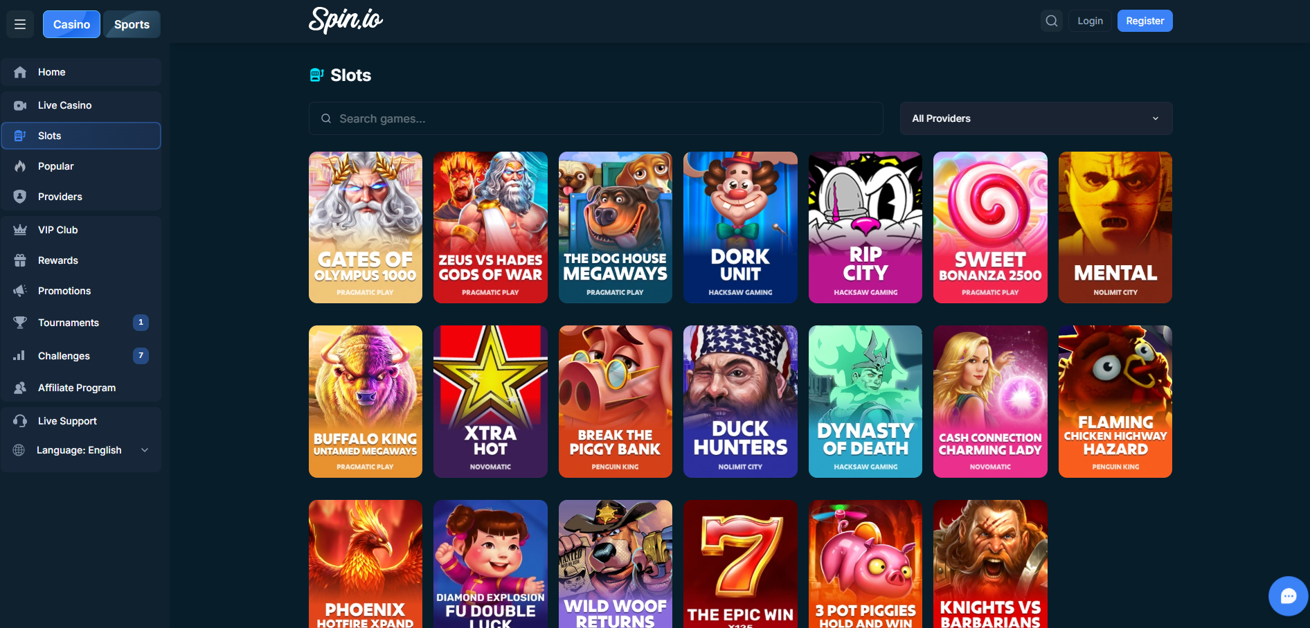 Spin Io Casino