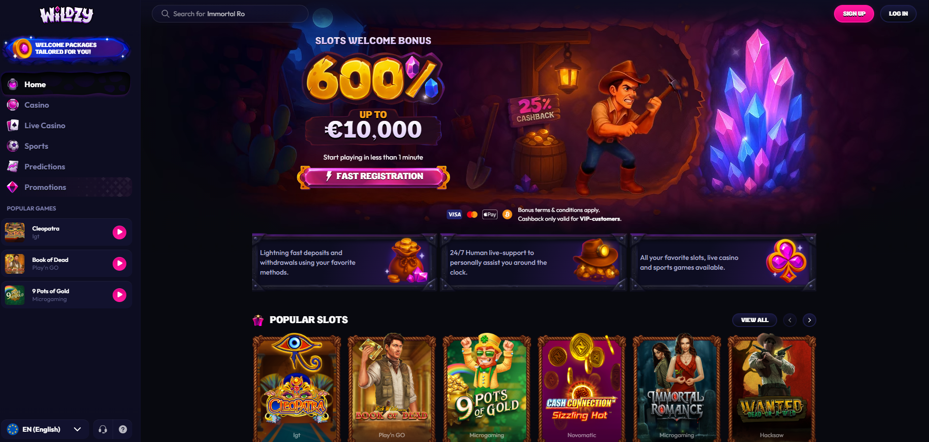 Wildzy Home Page