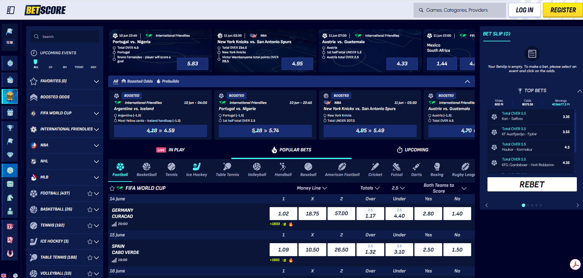 Betscore Sportsbook