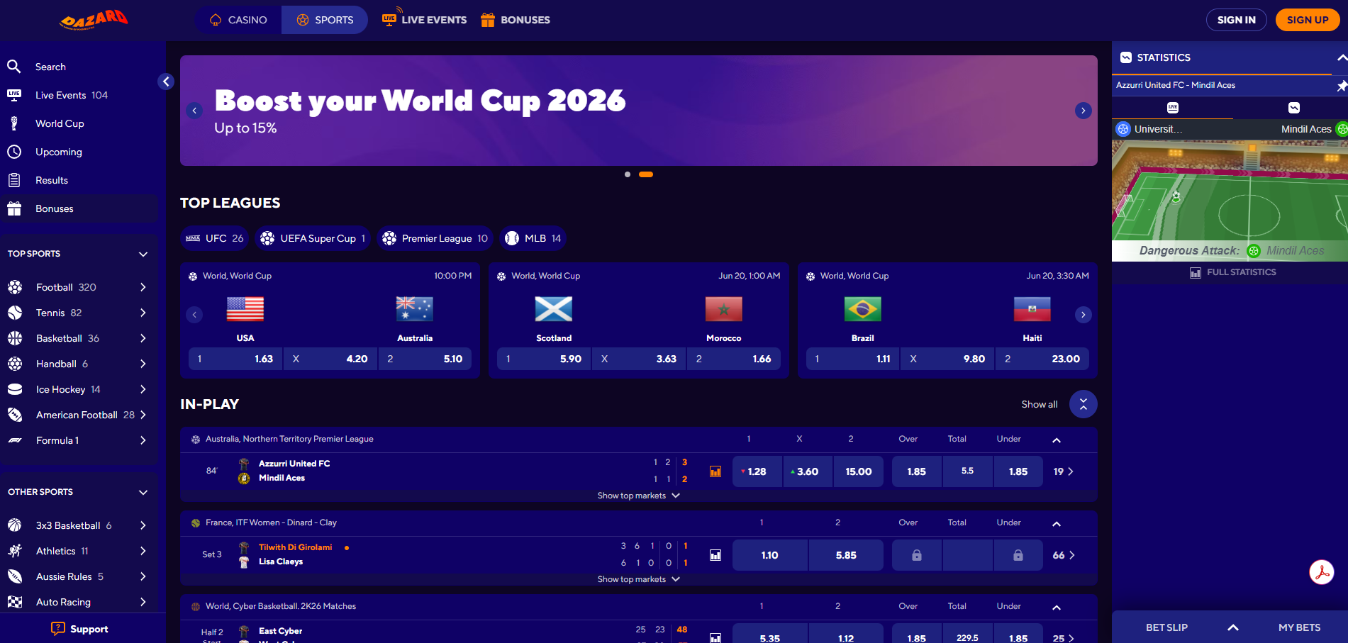 Dazard Sportsbook