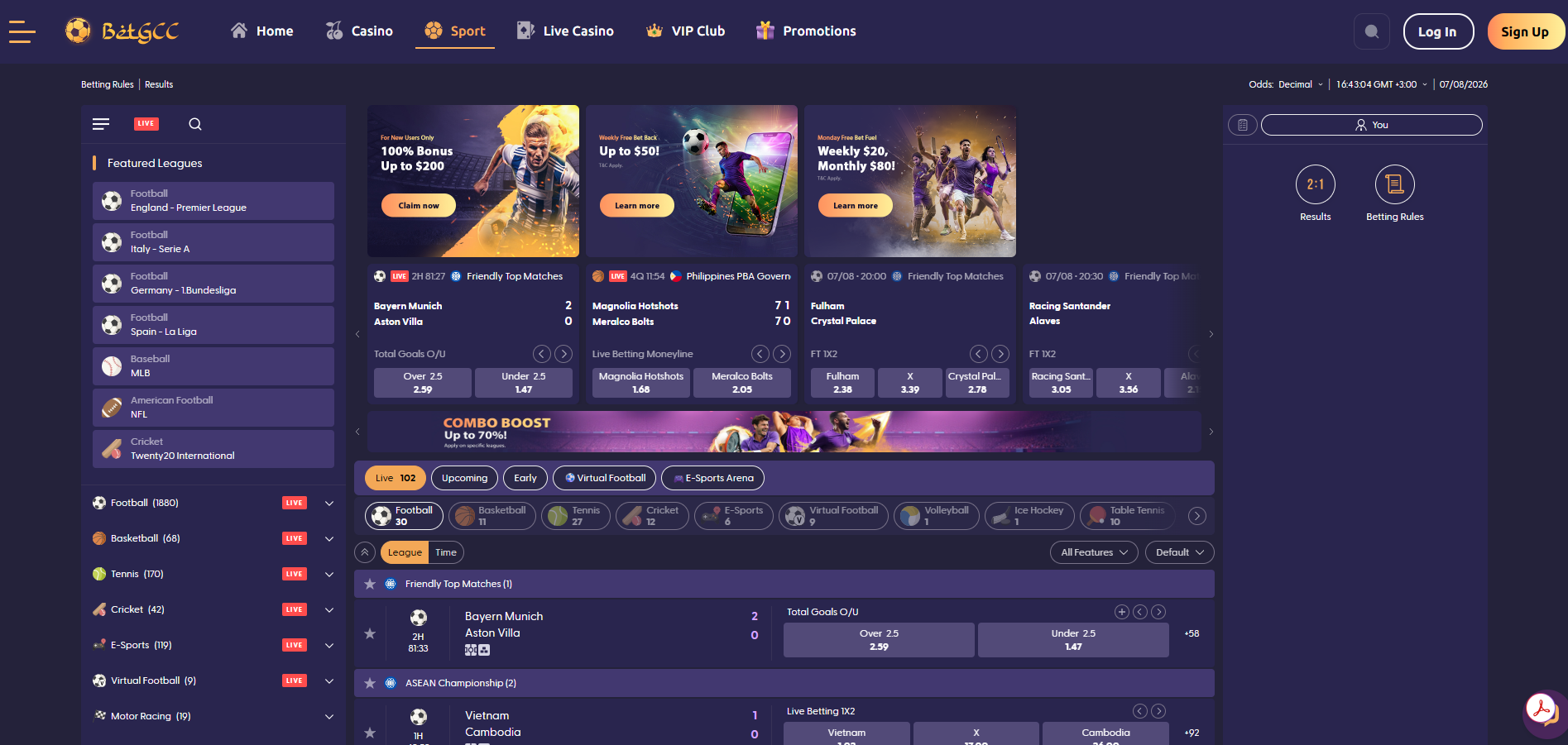 BetGCC Sportsbook Bonus