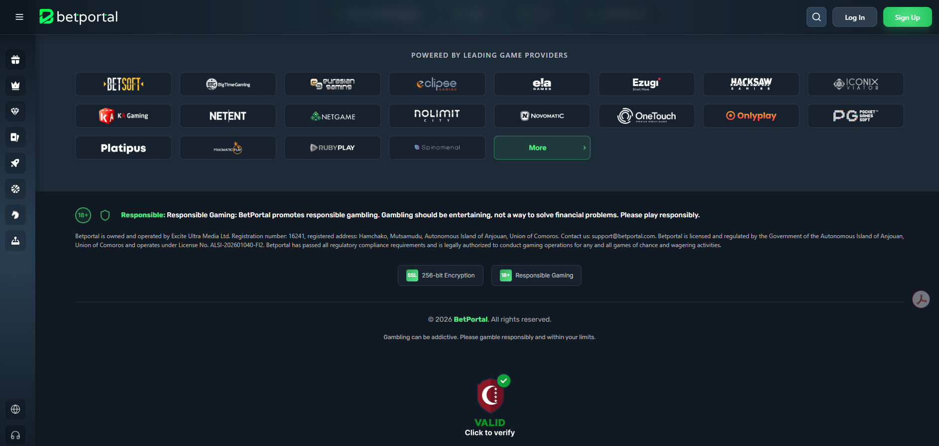 BetPortal Payment Methods