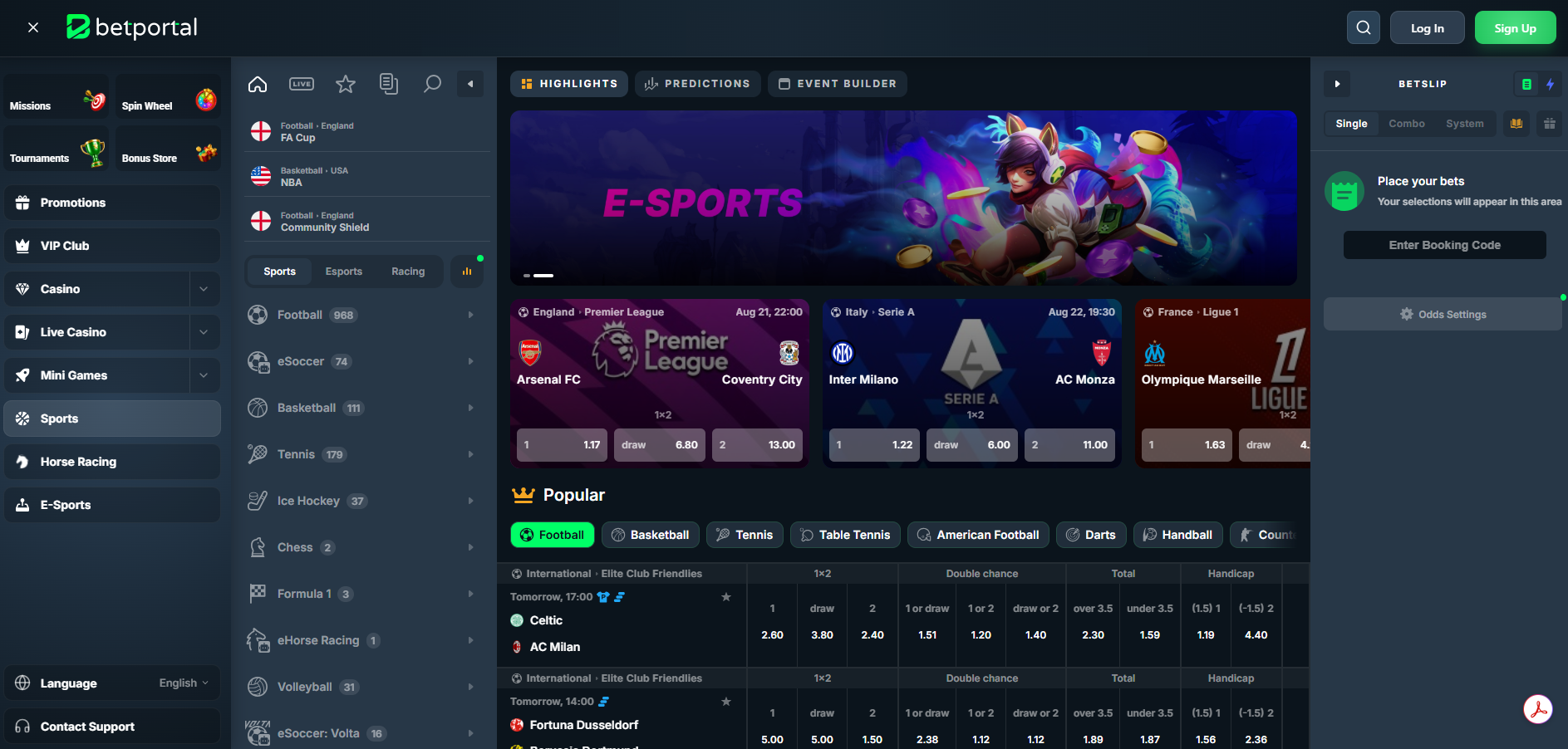 BetPortal Sportsbook