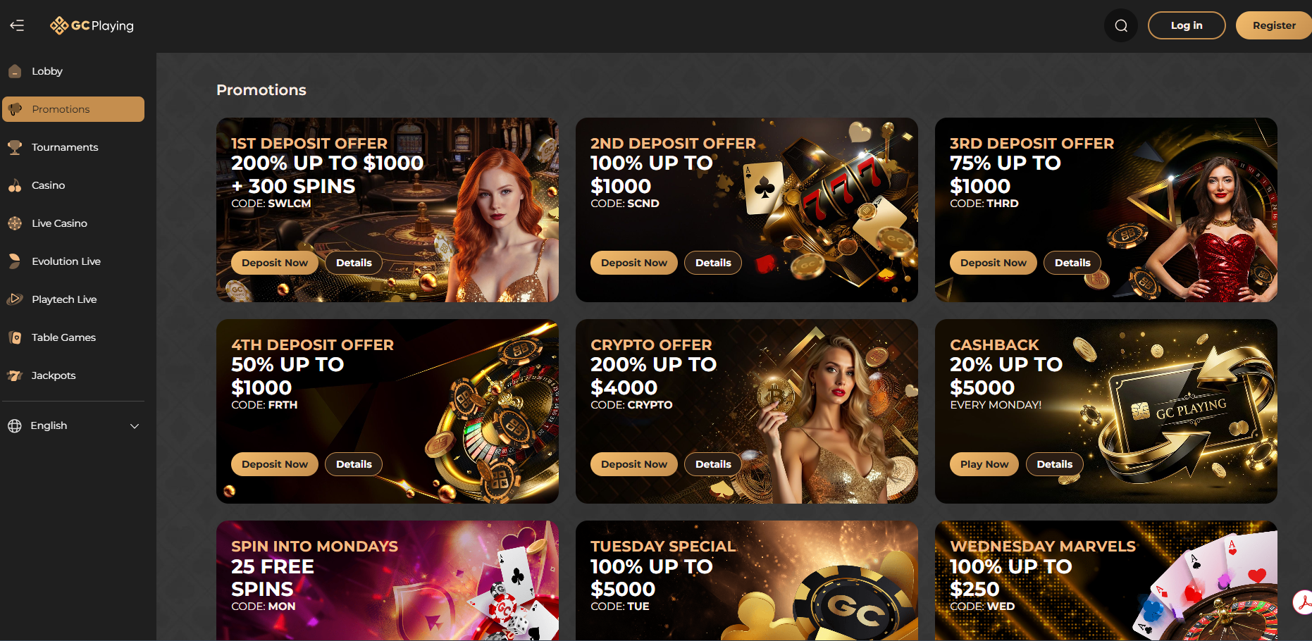 GCplaying Promotions