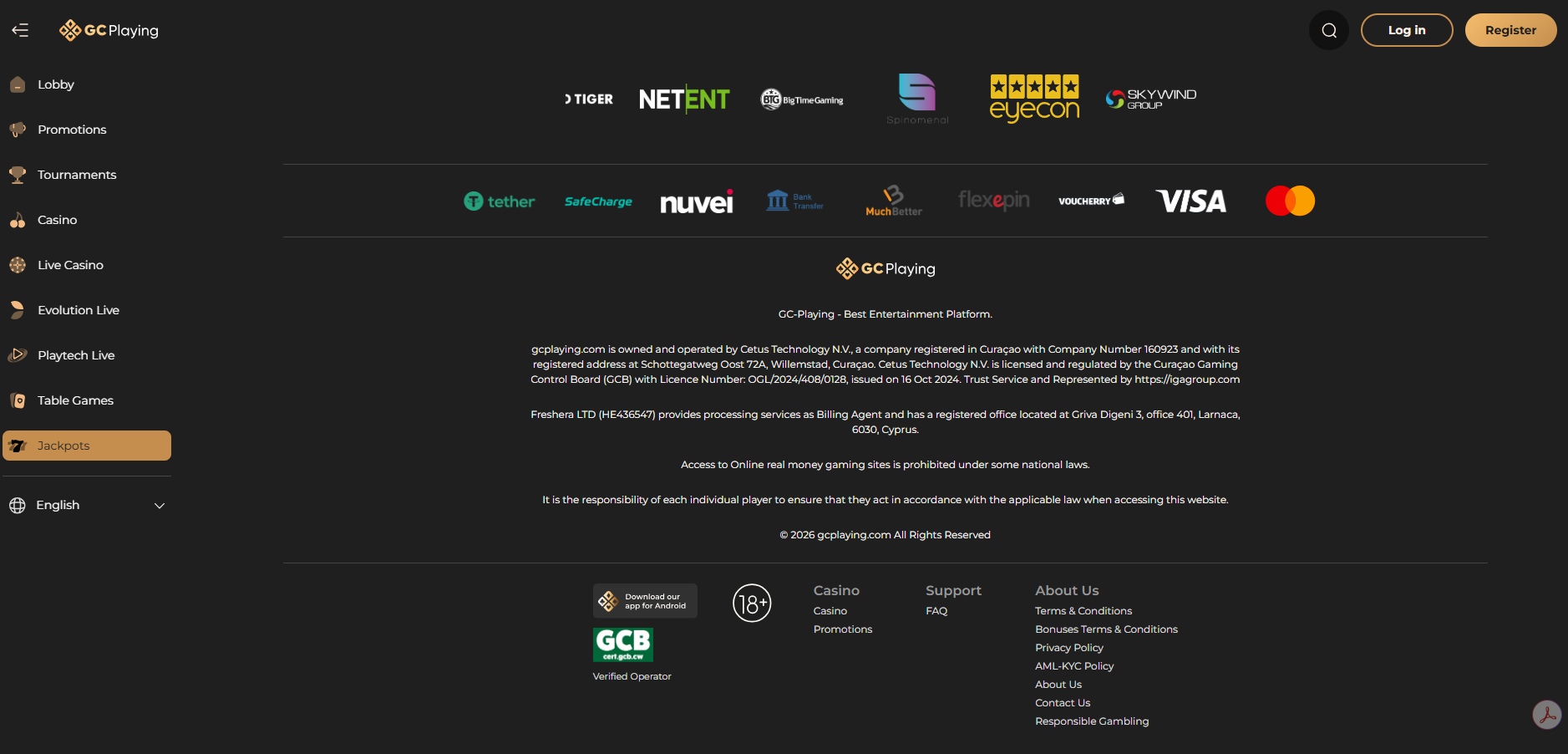 Gcplaying payment methods