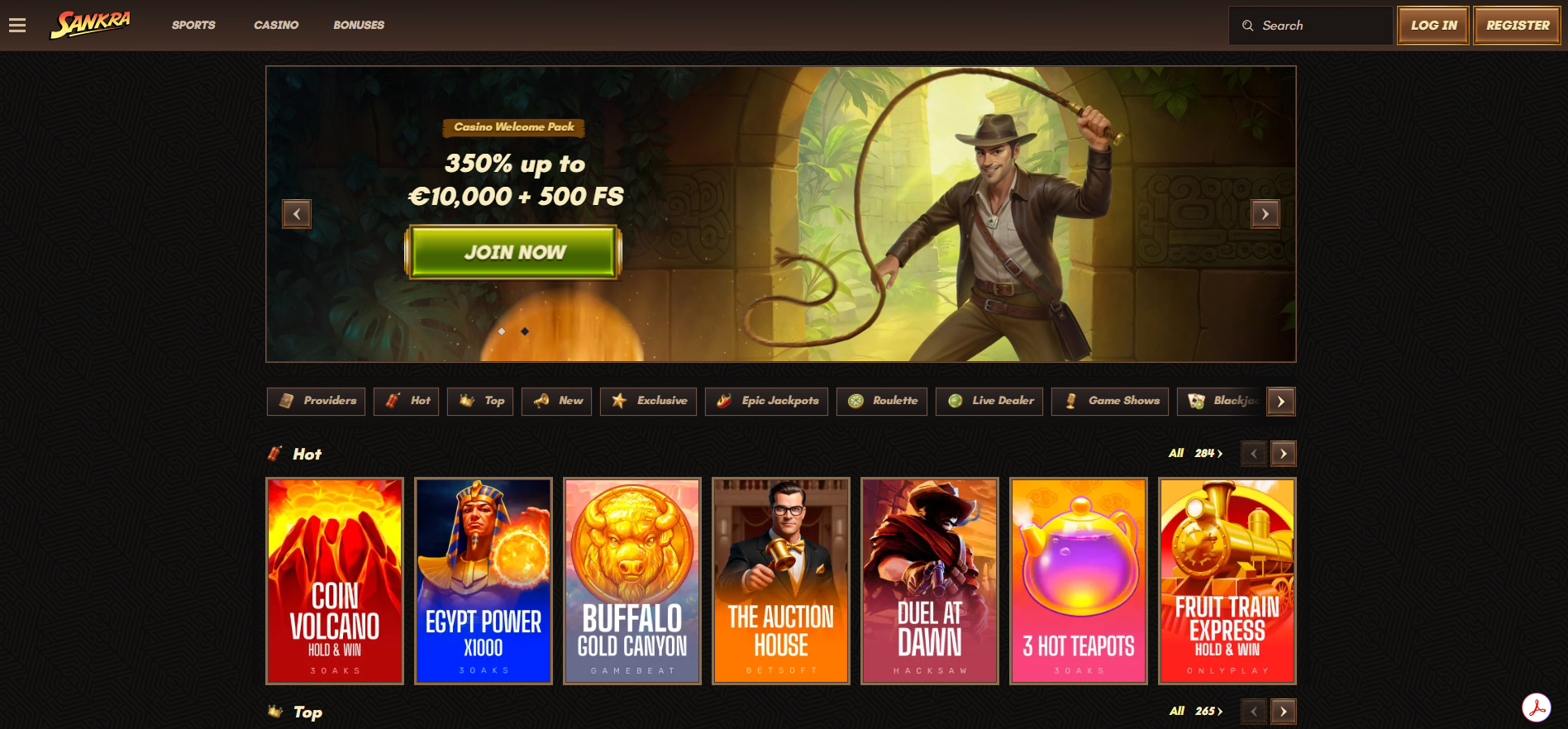 Sankra Home Page