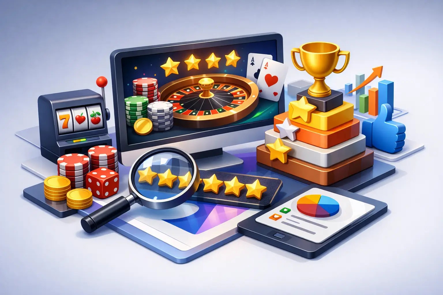 how are online casinos rated