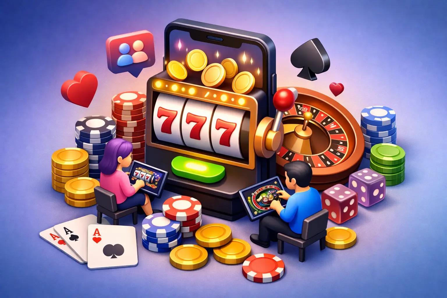 social casino games for adults