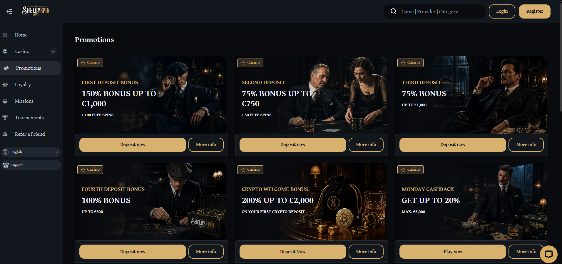 ShellBySpin Bonuses