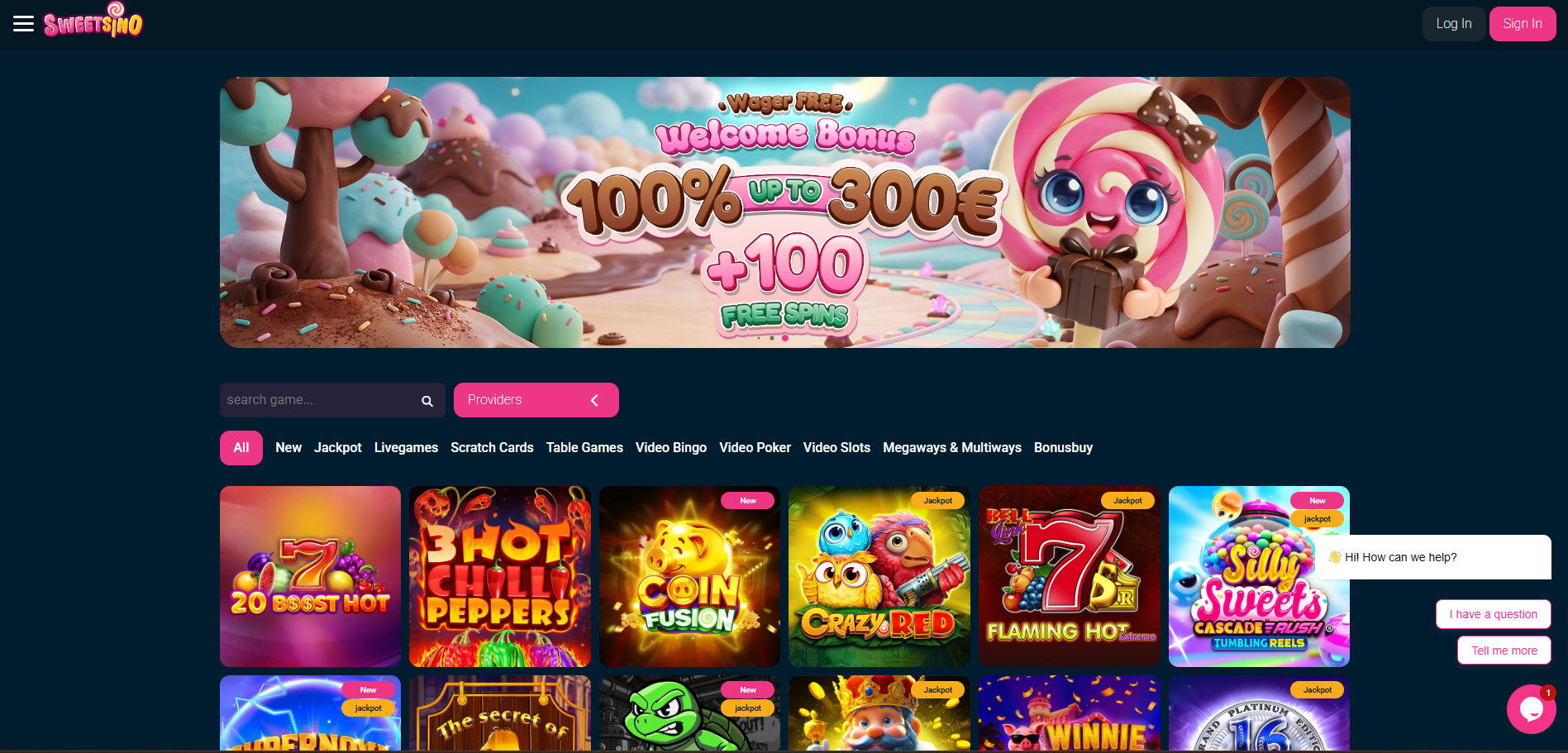 Sweetsino Casino Bonus