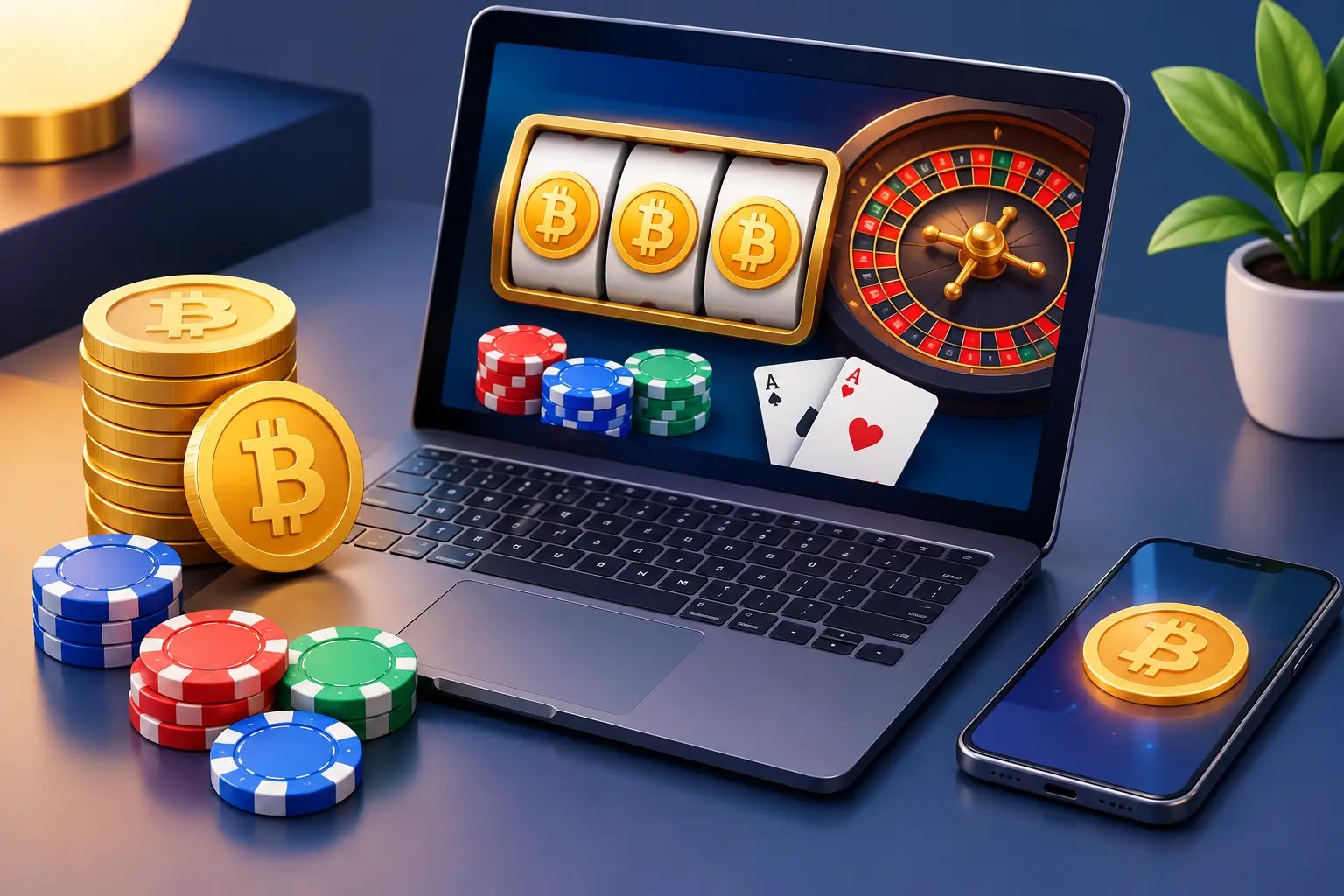 does bitcoin gambling work